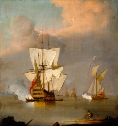 The Evening Gun by Francis Swaine